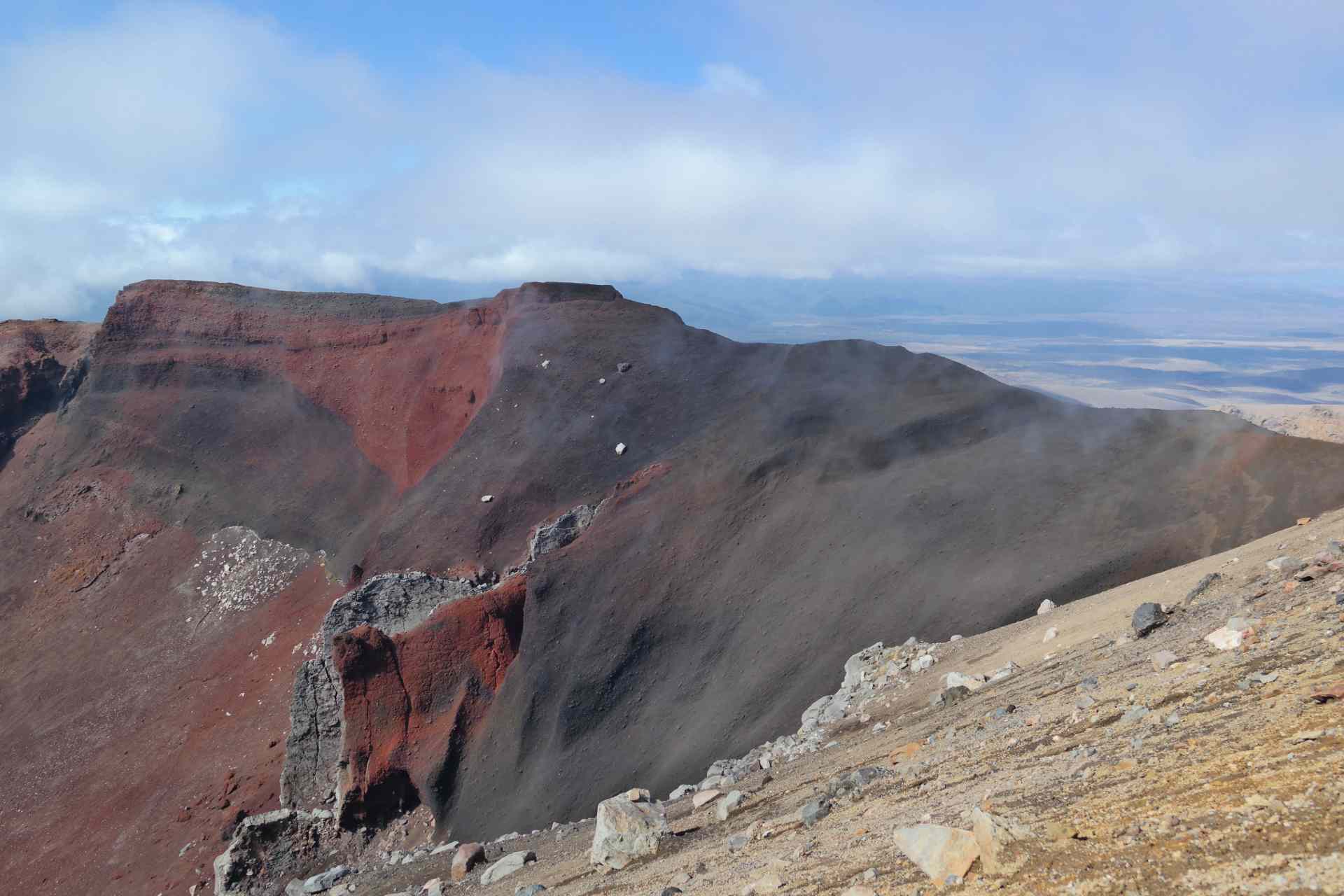 Red Crater of Tongariro Red Crater of Tongariro